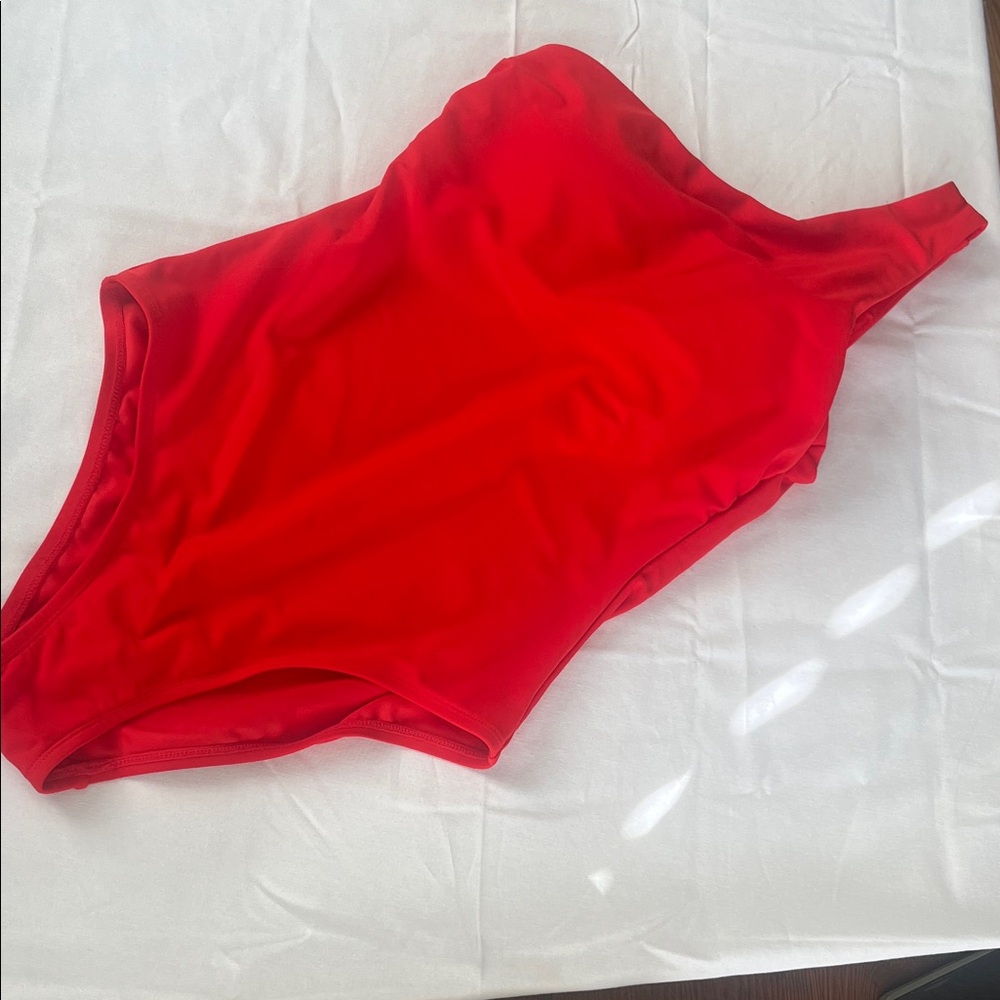 Kona Sol Red One-Piece Swimsuit